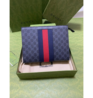 구찌 GG 수프림 웹 클러치백 475316