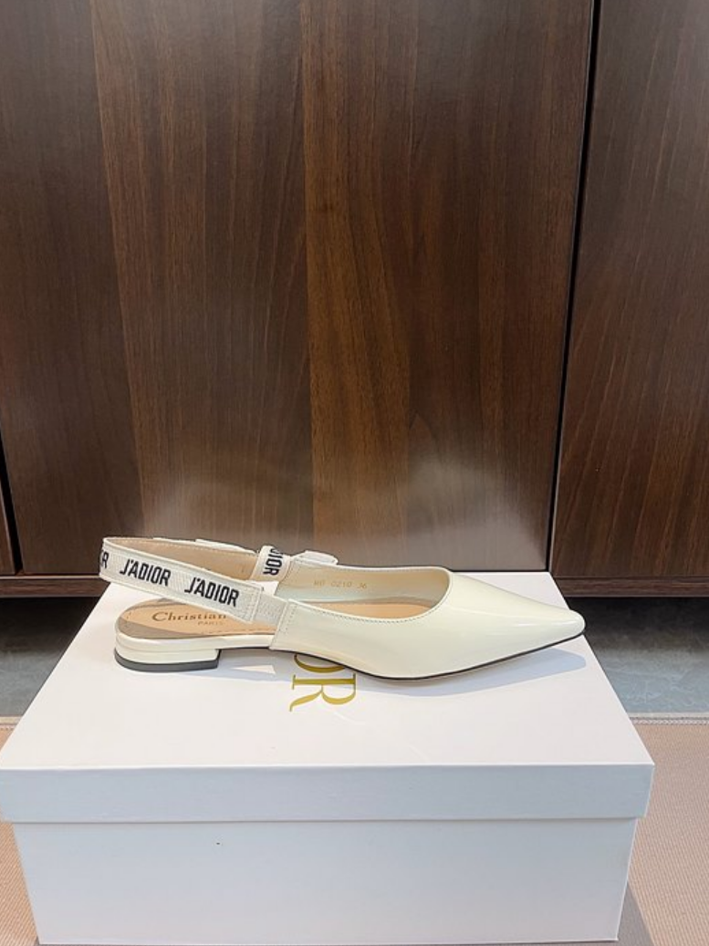 디올 j'a dior 슬링백 플랫 (내부각인 버전)