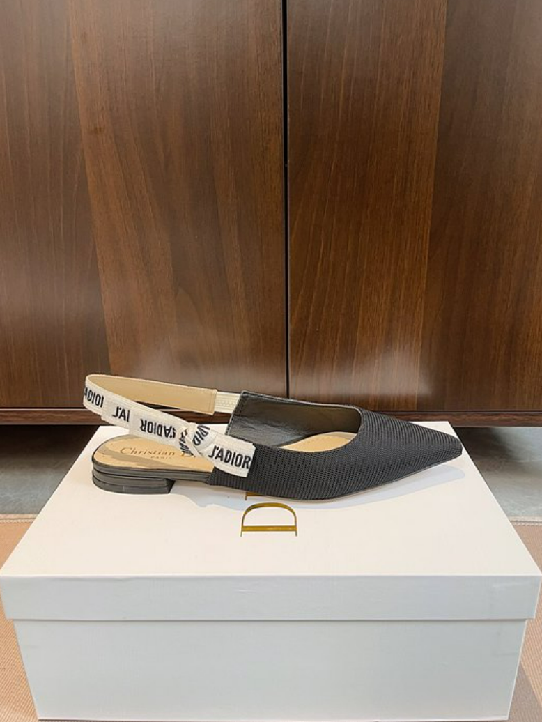 디올 j'a dior 슬링백 플랫 (내부각인 버전)