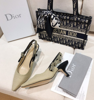 디올 j'a dior 슬링백 미들 힐 (내부각인 버전)
