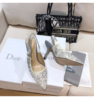 디올 j'a dior 슬링백 하이 힐 (내부각인 버전)