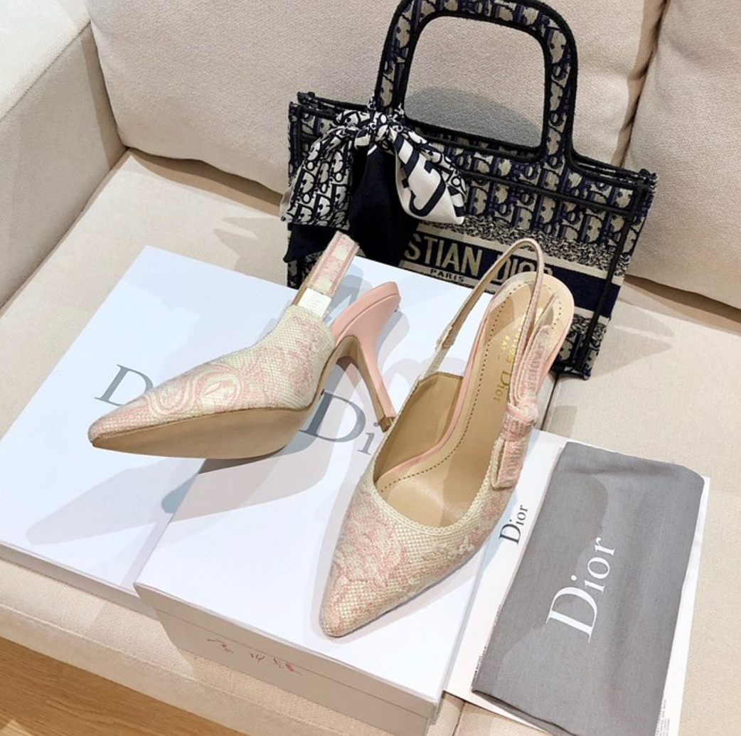 디올 j'a dior 슬링백 하이 힐 (내부각인 버전)