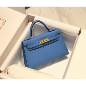 에르메스 미니 켈리 반수공 (가죽 앱송)