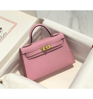 에르메스 미니 켈리 반수공 (가죽 앱송)