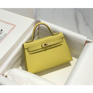 에르메스 미니 켈리 반수공 (가죽 앱송)