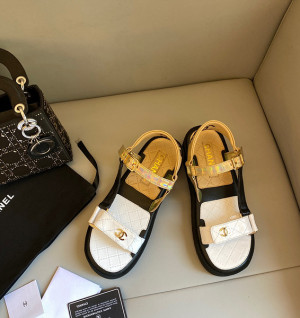 샤넬 벨크로 샌들