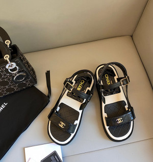 샤넬 벨크로 샌들