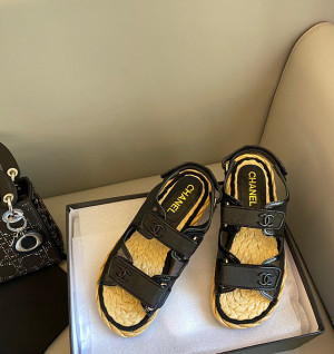 샤넬 벨크로 샌들