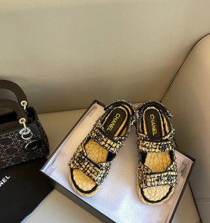 샤넬 벨크로 샌들