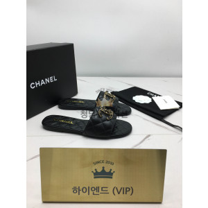 샤넬 퀼팅 cc 슬리퍼