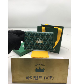 고야드 생피에르 카드지갑 (컬러 그린)