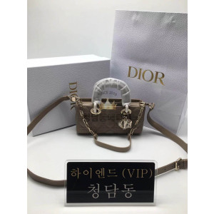 디올 CD D-JOY 까나쥬 숄더백 스몰