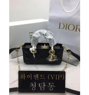 디올 CD D-JOY 까나쥬 숄더백 스몰
