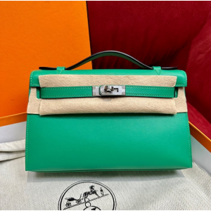 에르메스 미니 켈리 포쉐트 올수공 (가죽 스위프트)