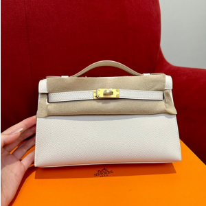 에르메스 미니 켈리 포쉐트 올수공 (가죽 앱송) (버클컬러 금장)