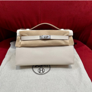 에르메스 미니 켈리 포쉐트 올수공 (가죽 앱송) (버클컬러 은장)