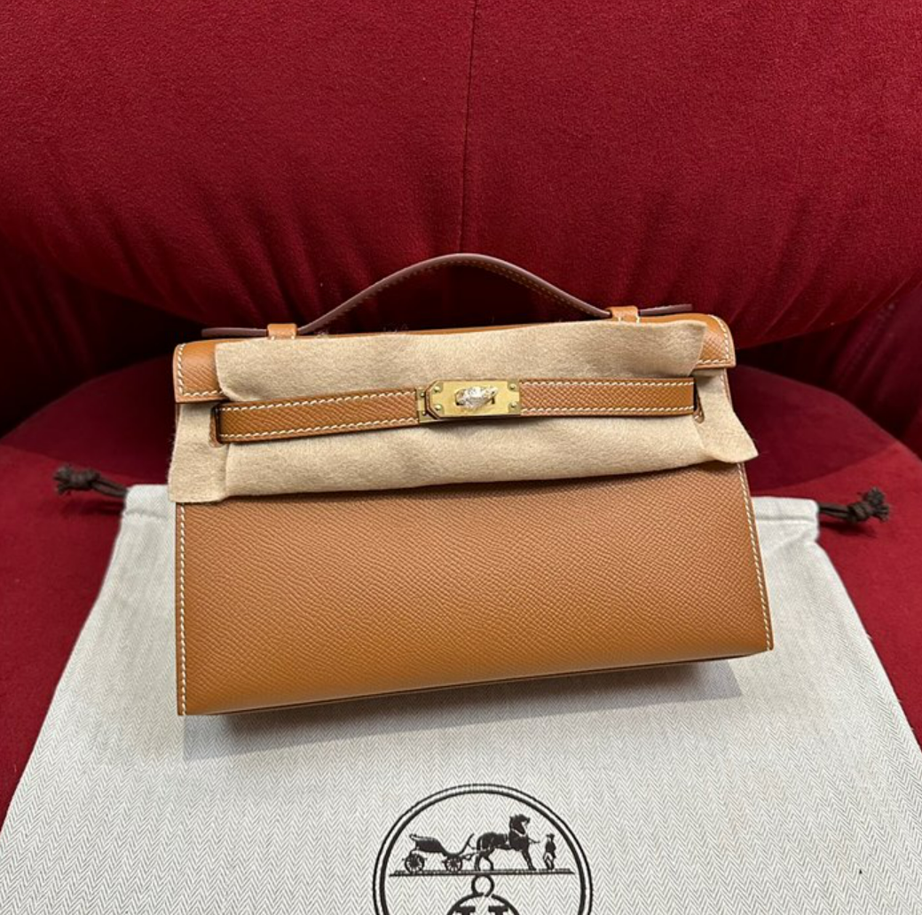 에르메스 미니 켈리 포쉐트 올수공 (가죽 앱송)