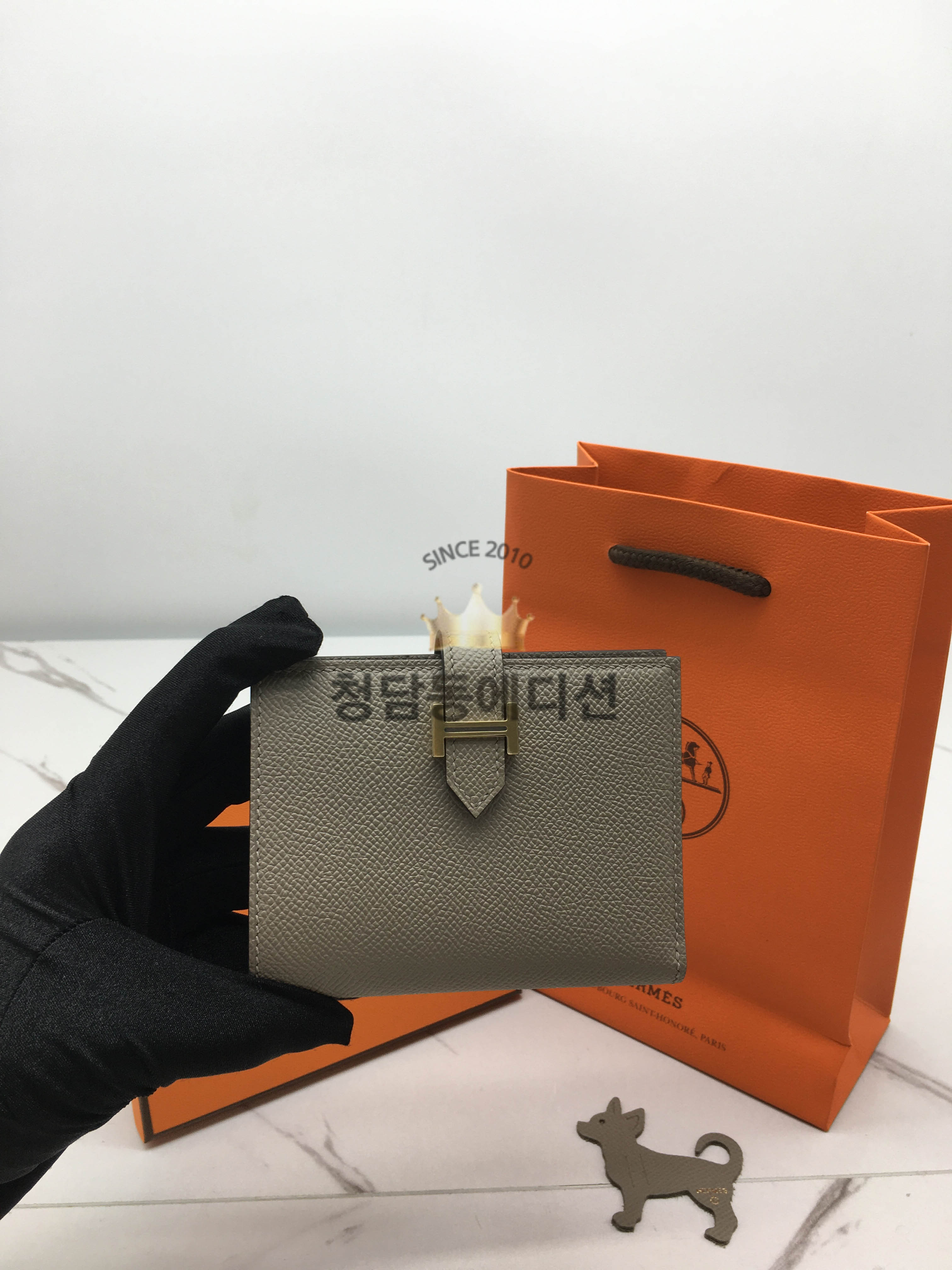 에르메스 베안 컴팩트 앱송 반지갑 올수공