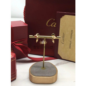까르띠에 앵끌루 이어링 (V-gold소재) (3COLOR)