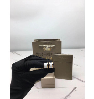 불가리 비제로원 이어링 (컬러 화이트골드, 골드)