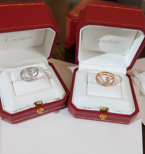 까르띠에 앵끌루 링 도금 (2COLOR)