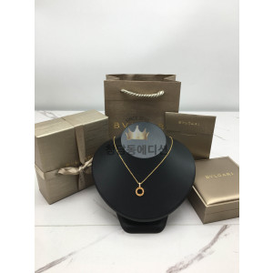 불가리 네크리스 (컬러 블랙 화이트, 레드 화이트) (V-gold소재)