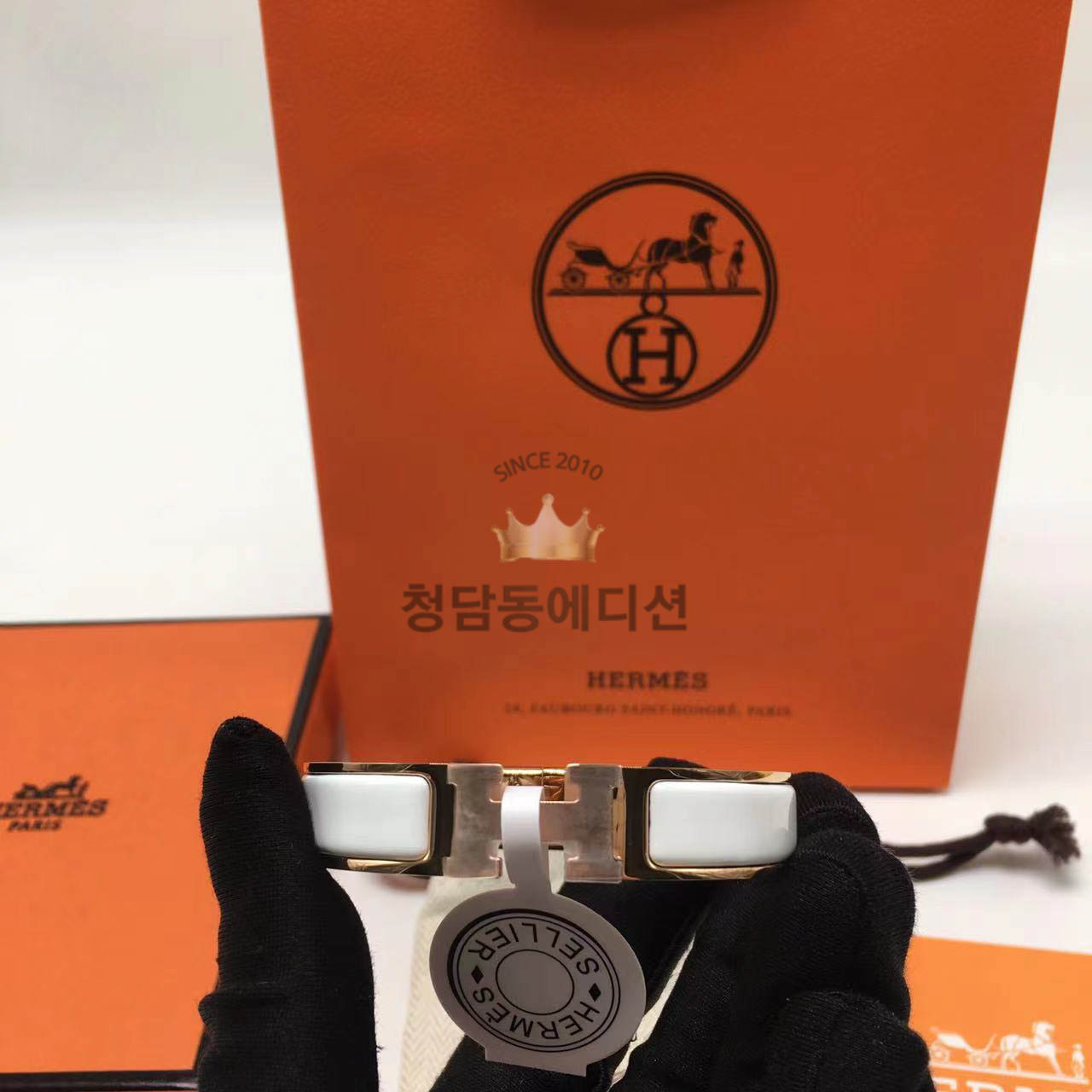 에르메스 클릭아슈 팔찌 로즈골드 (5COLOR)