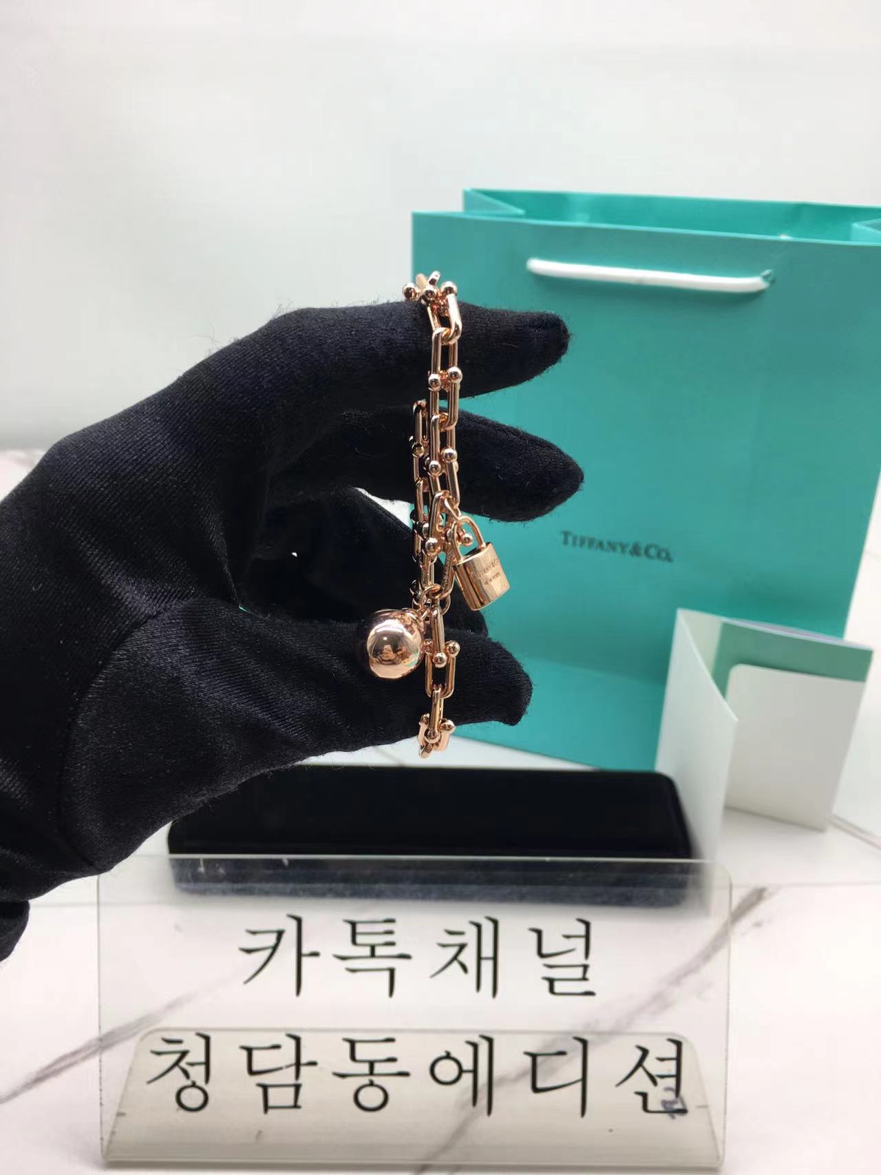 티파니 링크 브레이슬릿 (3COLOR) (V-gold소재)