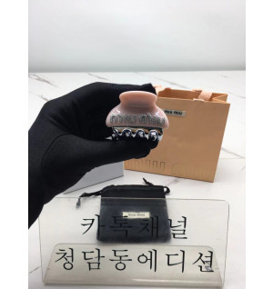 미우미우 집게 헤어핀 (3COLOR)