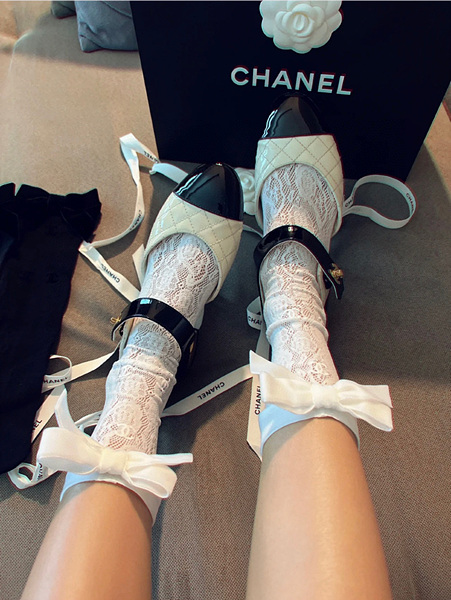 샤넬 레이스 삭스 (2COLOR)