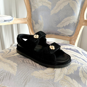 샤넬 벨크로 샌들 (2COLOR)