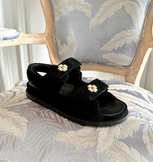 샤넬 벨크로 샌들 (2COLOR)