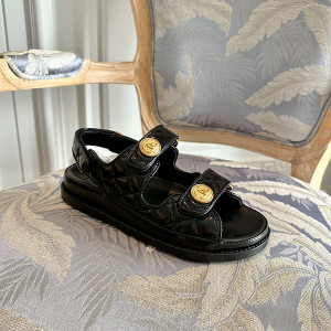 샤넬 벨크로 샌들 (2COLOR)