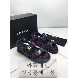 샤넬 벨크로 샌들