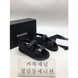 샤넬 벨크로 샌들