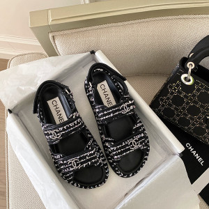 샤넬 벨크로 샌들