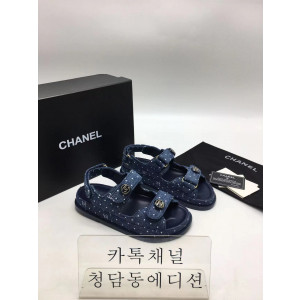 샤넬 벨크로 샌들