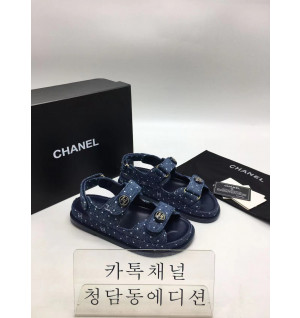 샤넬 벨크로 샌들
