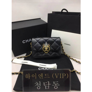 샤넬 22S 하트 CC로고 플랩백 미니