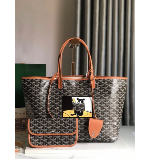 고야드 프렌치 불독 페인팅 생루이백 PM [씰링클립 포함]