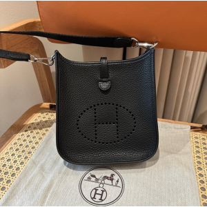 에르메스 에블린 미니 올수공 (컬러 누아) (은장)