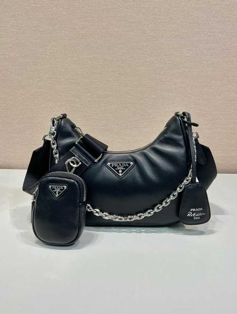 프라다 패딩 나파 레더 리에디션 테수토 호보백 1BH204