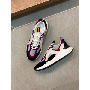 버버리 bbr 체크 레더 스니커즈 (남성용)