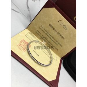 까르띠에 러브 팔찌 풀다이아 SM (3COLOR) (V-gold소재)