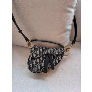 디올 오블리크 새들백 미니 (스트랩 ver)