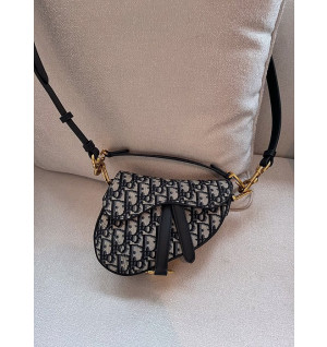 디올 오블리크 새들백 미니 (스트랩 ver)