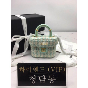 샤넬 23SS 트위드 스몰 코스메틱 케이스 AS3973