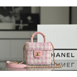 샤넬 23SS 트위드 스몰 코스메틱 케이스 AS3973