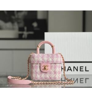 샤넬 23SS 트위드 스몰 코스메틱 케이스 AS3973