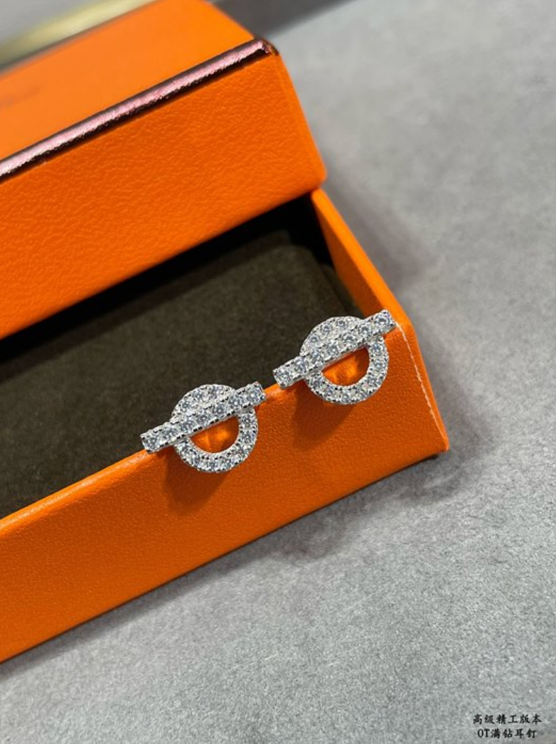 에르메스 hermes 피네스 귀걸이 (컬러 골드, 화이트골드 2COLOR)